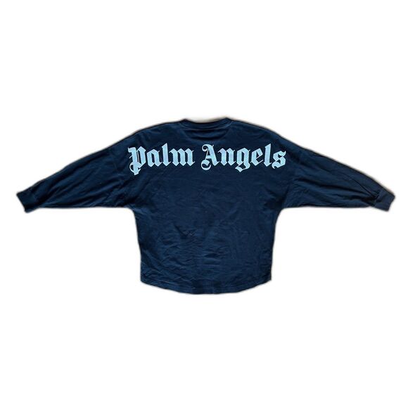 Authentic Palm Angels Classic Black Logo Pullover Sweatshirt Top Mens Size Large - Picture 10 of 13